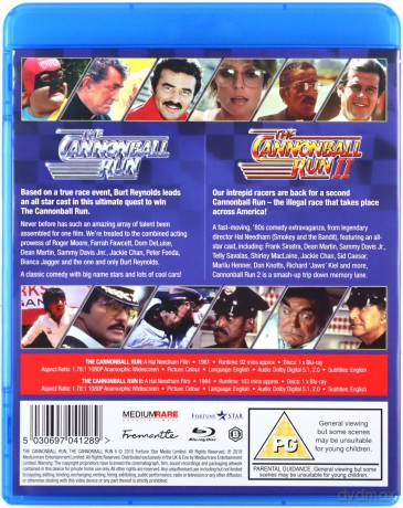 Cannonball Run 1 and 2 [Blu-Ray]
