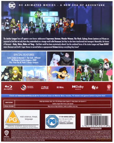 DC Justice League X Rwby - Super Heroes And Huntsmen Part 1 [Blu-Ray]
