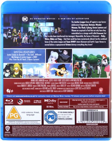 DC Justice League X Rwby - Super Heroes And Huntsmen Part 1 [Blu-Ray]