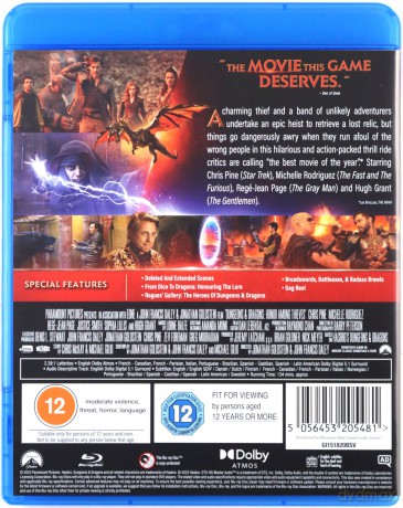 Dungeons and Dragons - Honor Among Thieves (Dungeons & Dragons: Złodziejski honor) [Blu-Ray]