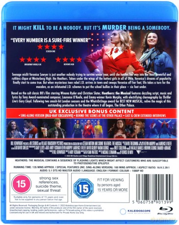 Heathers - The Musical Sing Along Edition [Blu-Ray]