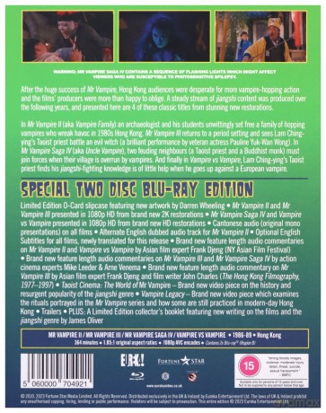 Hopping Mad - The Mr Vampire Sequels (Limited) [Blu-Ray]