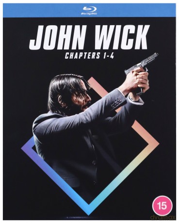 John Wick Quadrilogy (4 Films) [Blu-Ray]