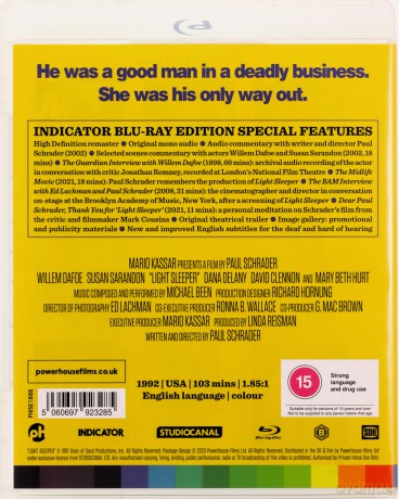 Light Sleeper (Margines życia) [Blu-Ray]
