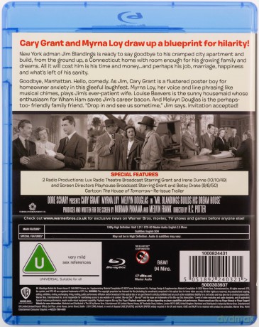 Mr Blandings Builds His Dream House (Marzenia o domu) [Blu-Ray]