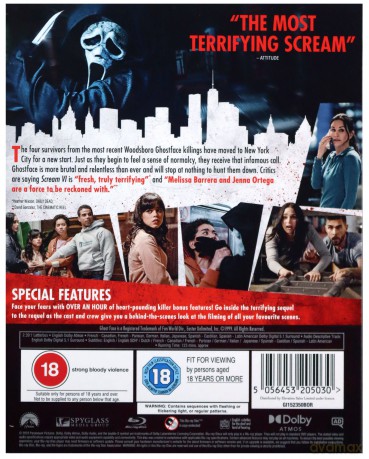 Scream VI (Krzyk VI) [Blu-Ray]