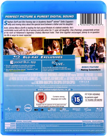 Somewhere (Somewhere. Między miejscami) [Blu-Ray]