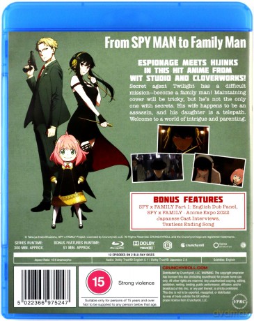 Spy x Family Season 1 Part 1 [Blu-Ray]