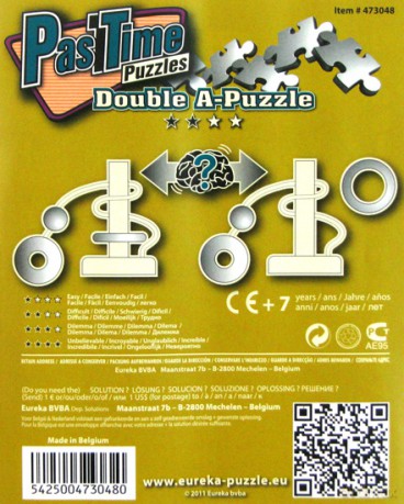 Łamigłówka w TUBIE PASTIME - Double A Puzzle - poziom 2/4 [GRA]