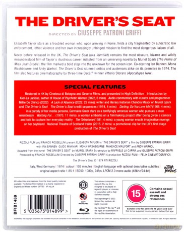 The Drivers Seat [Blu-Ray]