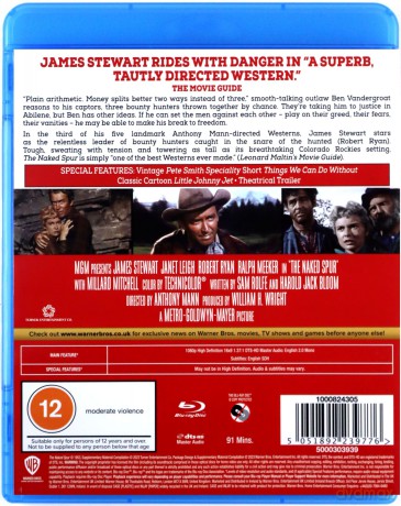 The Naked Spur (Naga ostroga) [Blu-Ray]
