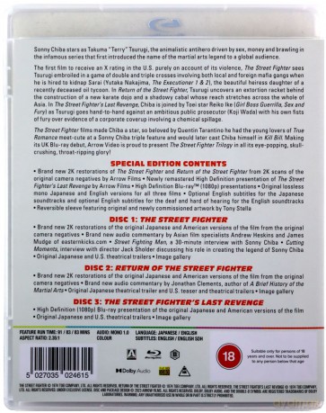 The Street Fighter Trilogy [Blu-Ray]