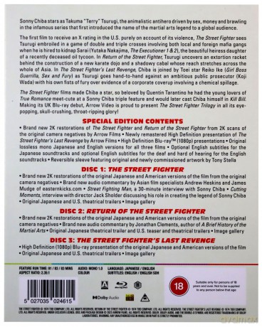 The Street Fighter Trilogy [Blu-Ray]