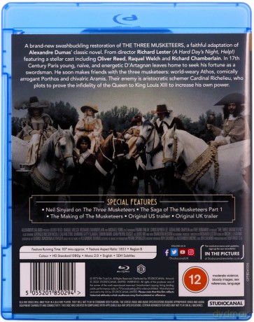 The Three Musketeers (Trzej muszkieterowie) [Blu-Ray]
