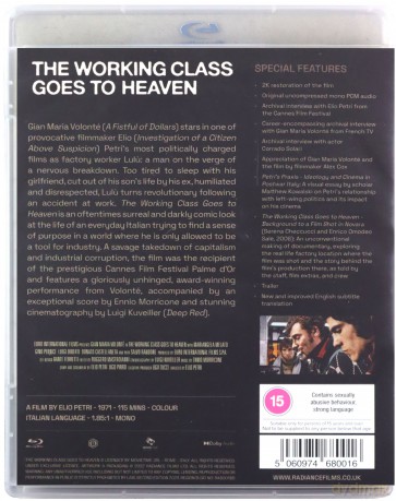 The Working Class Goes to Heaven (Klasa robotnicza idzie do raju) [Blu-Ray]