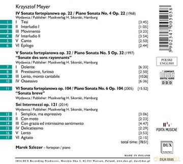Krzysztof Meyer: Piano Works - Volume 2 [CD]