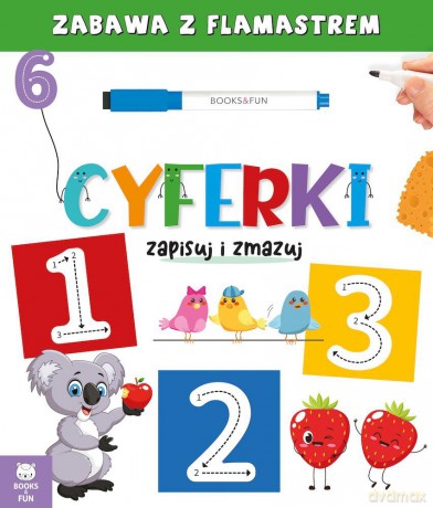 Cyferki. Zapisuj i zmazuj [KSIĄŻKA]