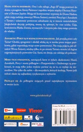 Dom Hadesa. Olimpijscy herosi (Tom 4) - Rick Riordan [KSIĄŻKA]