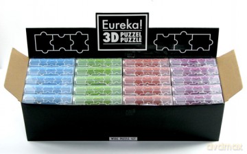 Łamigłówki druciane EUREKA KOLOROWE - 20 kpl. w displayu [GRA]