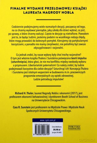Impuls. Wydanie finalne - Richard H. Thaler, Cass R. Sunstein [KSIĄŻKA]