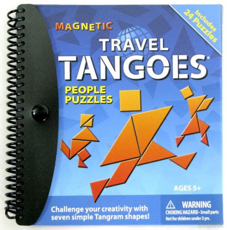 Tangram podróżny magnetyczny - LUDZIE [GRA PLANSZOWA]