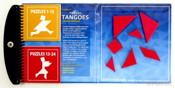 Tangram podróżny magnetyczny - LUDZIE [GRA PLANSZOWA]