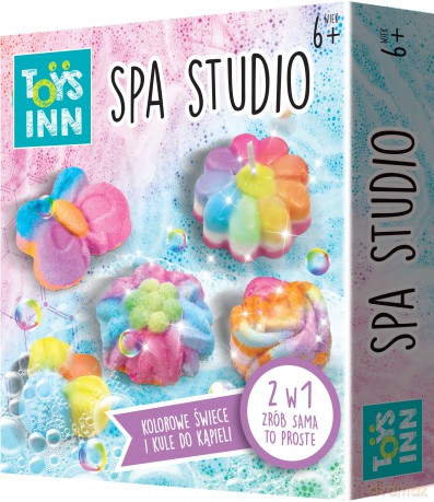 Spa studio flower świece i kule do kąpieli