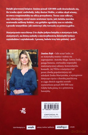 Statystycznie rzecz biorąc 2. Czyli jak zmierzyć siłę tornada za pomocą gofra - Janina Bąk [KSIĄŻKA]