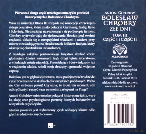 Złe dni. Bolesław Chrobry (Tom 3) - Antoni Gołubiew [AUDIOBOOK]