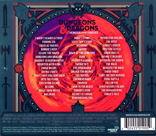 Lorne Balfe: Ost: Dungeons & Dragons: Honour Among Thieves [CD]