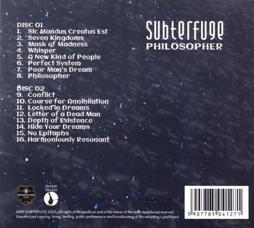 Subterfuge: Philosopher (digipack) [2CD]