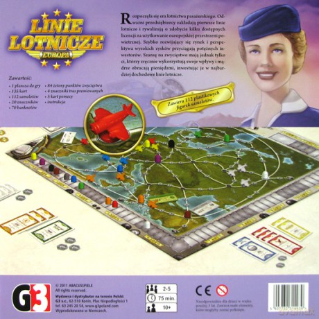 Linie Lotnicze Europa [GRA PLANSZOWA]