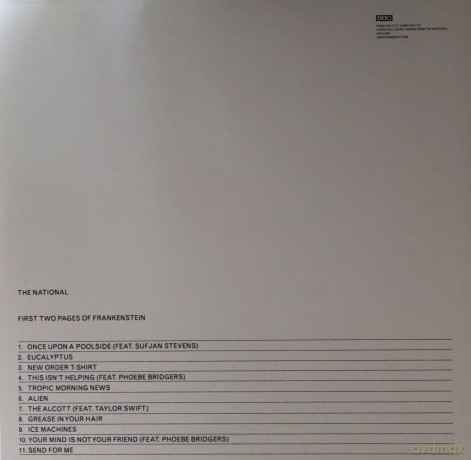 The National: First Two Pages Of Frankenstein  [Winyl]