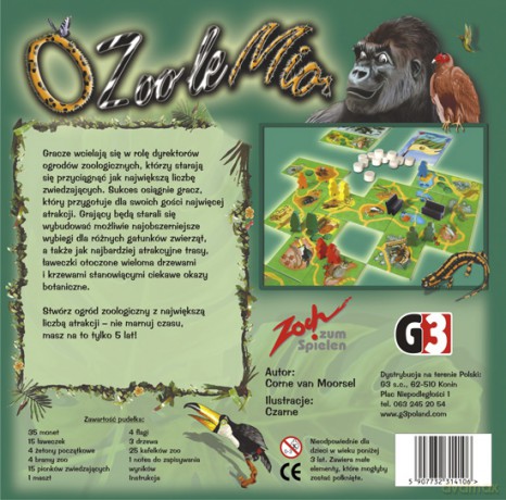 O Zoo le Mio (edycja polska) [GRA PLANSZOWA]
