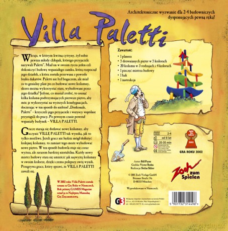 Villa Paletti (edycja polska) [GRA PLANSZOWA]