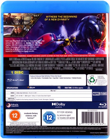 Ant-Man And The Wasp: Quantumania (Ant-Man i Osa: Kwantomania) [Blu-Ray]