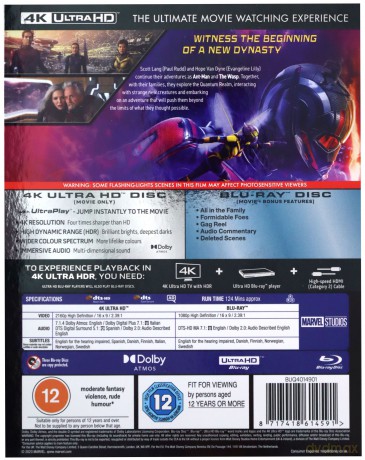 Ant-Man And The Wasp: Quantumania (Ant-Man i Osa: Kwantomania) [Blu-Ray 4K]