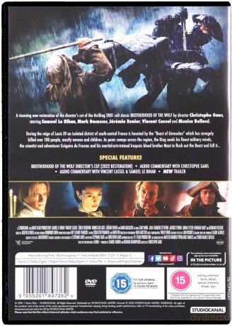 Brotherhood Of The Wolf (Braterstwo wilków) [DVD]