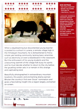 Lunana: A Yak In The Classroom (Lunana. Szkoła na końcu świata) [DVD]