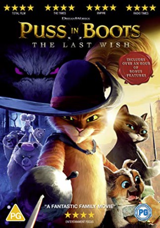 Puss In Boots: The Last Wish (Kot w butach: Ostatnie życzenie) [DVD]