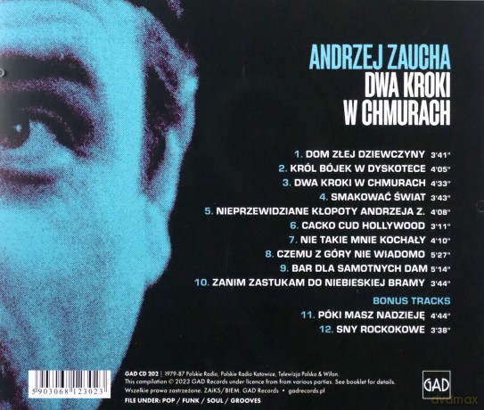 Andrzej Zaucha: Dwa kroki w chmurach [CD]