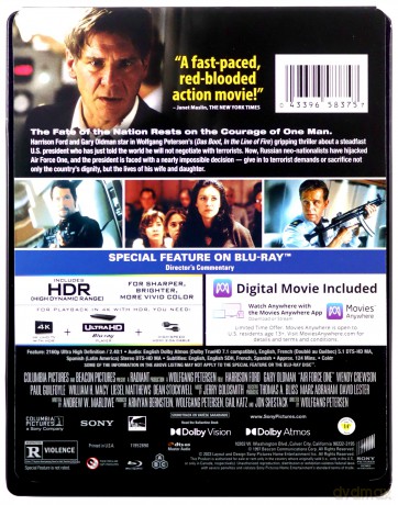Air Force One [Blu-Ray 4K]+[Blu-Ray]