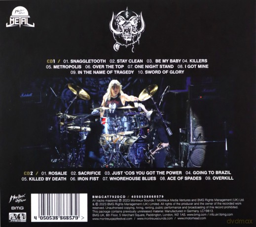 Motörhead: Live At Montreux Jazz Festival '07 [2CD]