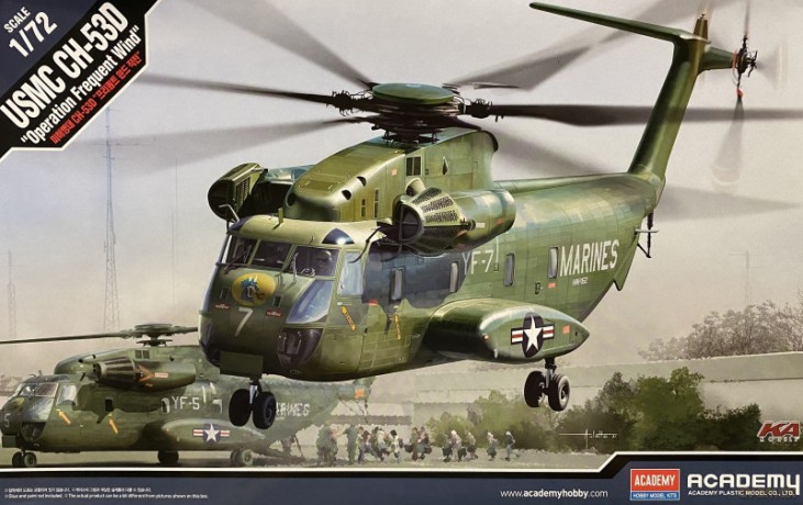 Model plastikowyUSMC CH-53D Operation Frequent Wind 1/72