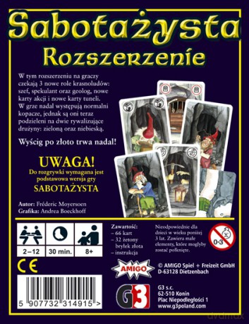 Sabotażysta Rozszerzenie [GRA]