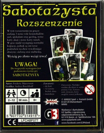 Sabotażysta Rozszerzenie [GRA]