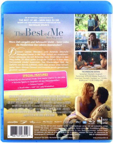 The Best of Me (Dla ciebie wszystko) [Blu-Ray]