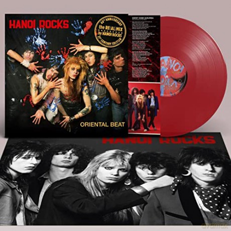 Hanoi Rocks: Oriental Beat - 40th Anniversary Real Mix (Red) [Winyl]