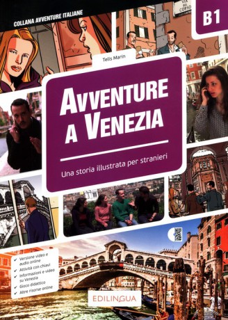 Avventure A Venezia B1 Una Storia illustrata per stranieri - Telis Marin [KSIĄŻKA]