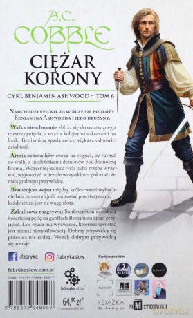 Ciężar korony Cykl Beniamin Ashwood (Tom 6) - A.C. Cobble [KSIĄŻKA]